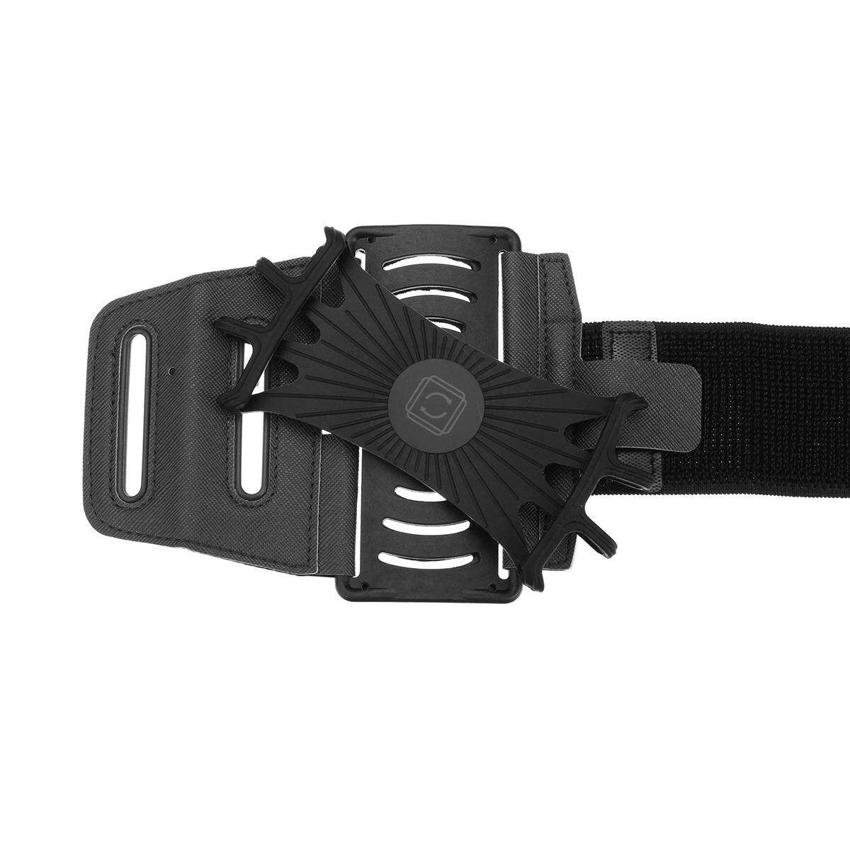 180° Rotation Gym Running Jogging Sport Armband Holder Case For 4-6'' Cell Phone Dian YaHei