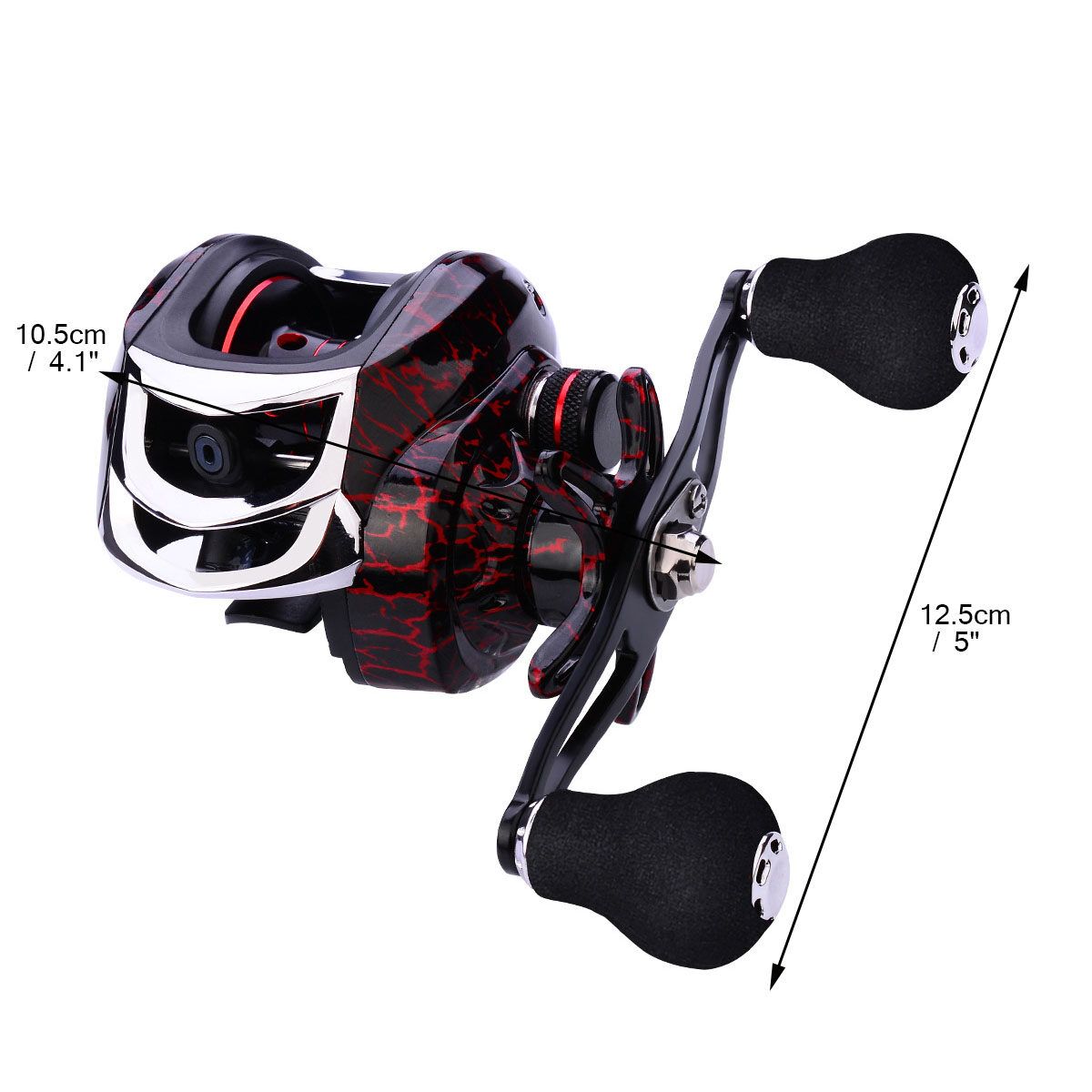 18+1 BB Low Profile Magnetic Braking System Casting Reel Reels Bass Fish Left