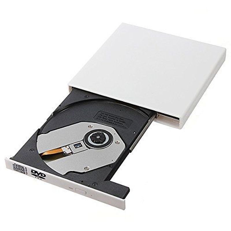 For Samsung Sony Acer Laptops PC Slim Portable USB 2.0 External DVD Drive 8X DVD-ROM Combo Player 24X CD-R Writer Optical Drive