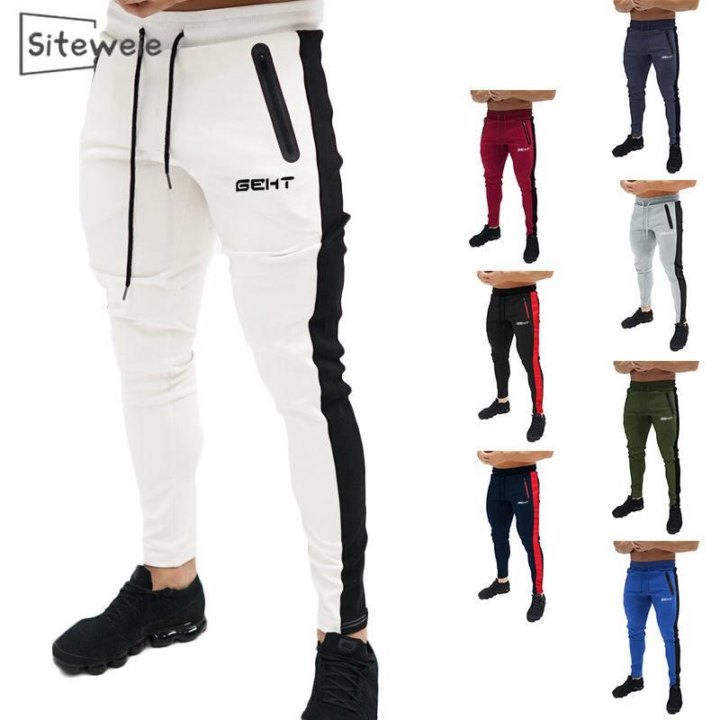 High Quality Elastic Pants for Mens Bodybuilding Clothing   Pants L246