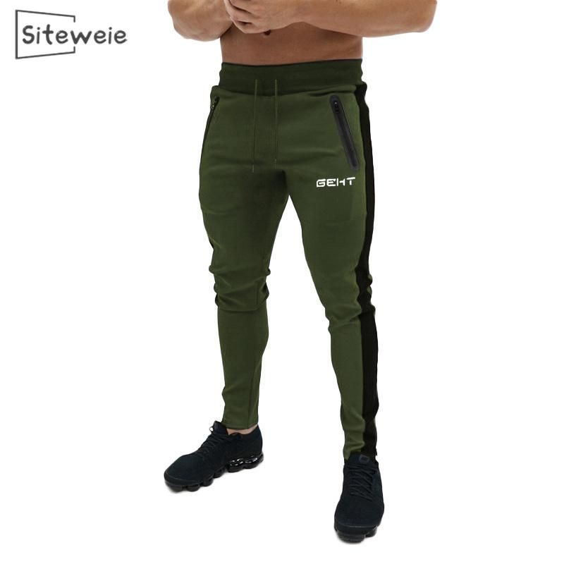High Quality Elastic Pants for Mens Bodybuilding Clothing   Pants L246