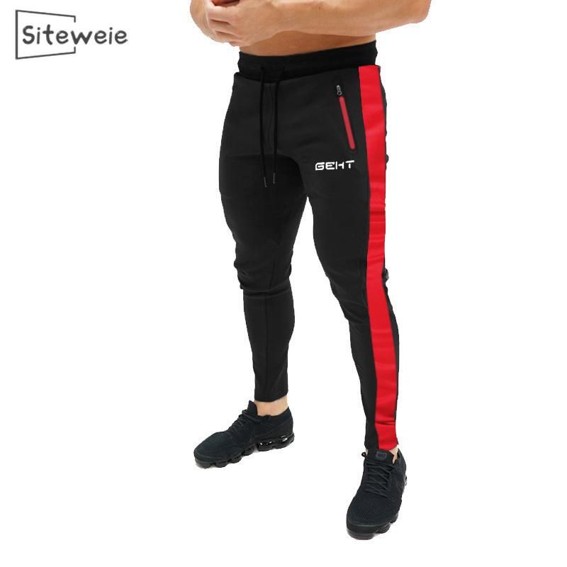 High Quality Elastic Pants for Mens Bodybuilding Clothing   Pants L246