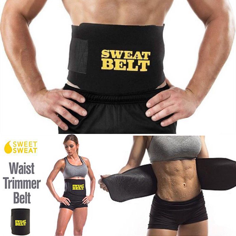 Waist Trainer Belt Women Men Body Shaper Suit Sweat Belt