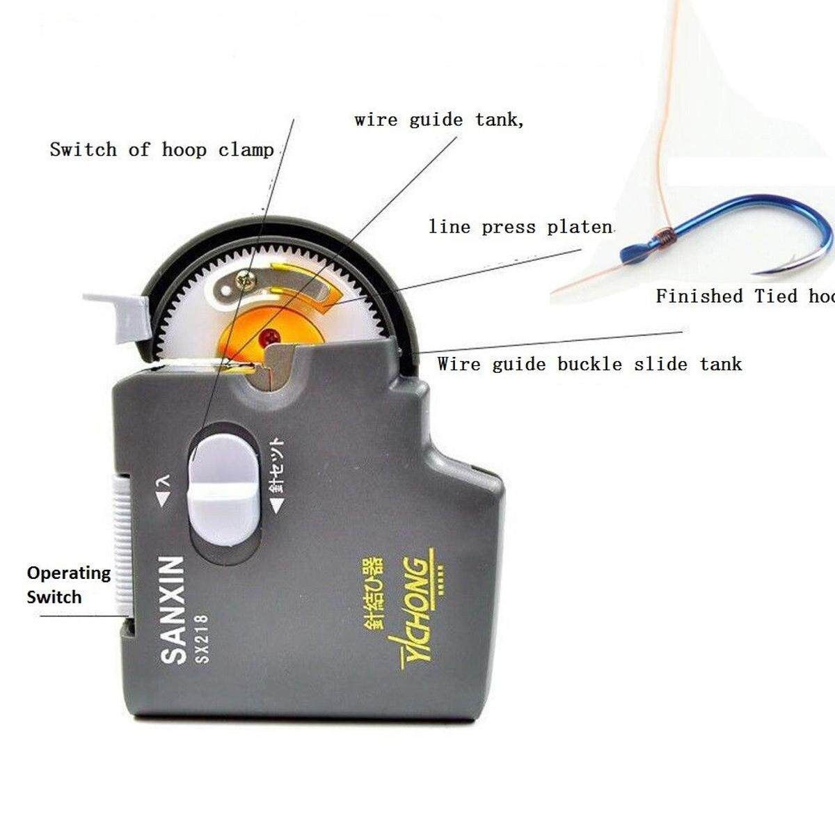 Portable Metal ABS Automatic Electric Hook Tier Machine For Hooks & Line