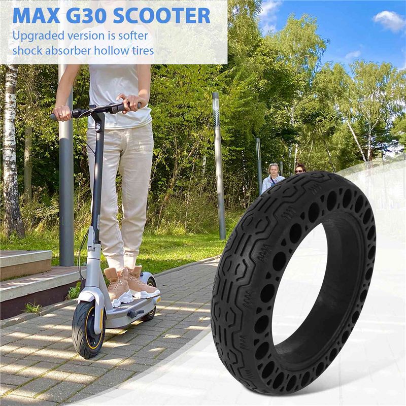 10 Inch Rubber Solid Tires Electric Scooter Honeycomb Shock