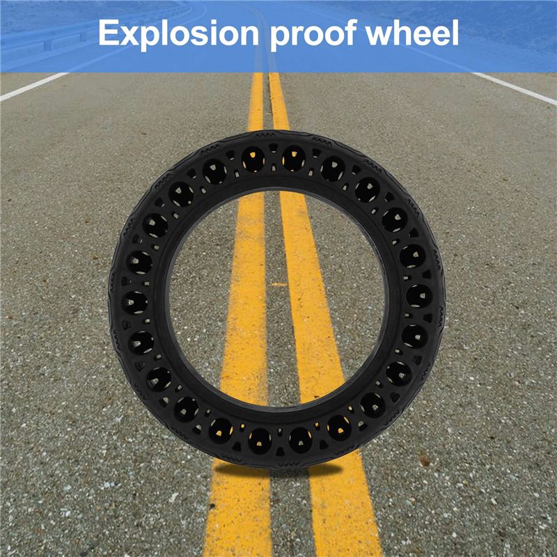 10 Inch Rubber Solid Tires Electric Scooter Honeycomb Shock