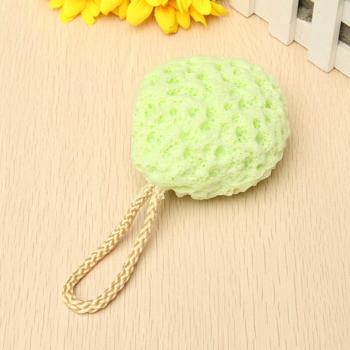High Quality Face Cleaning Sponge Wholesale Bath Scrubber Shower Spa Sponge Body Cleaning Green