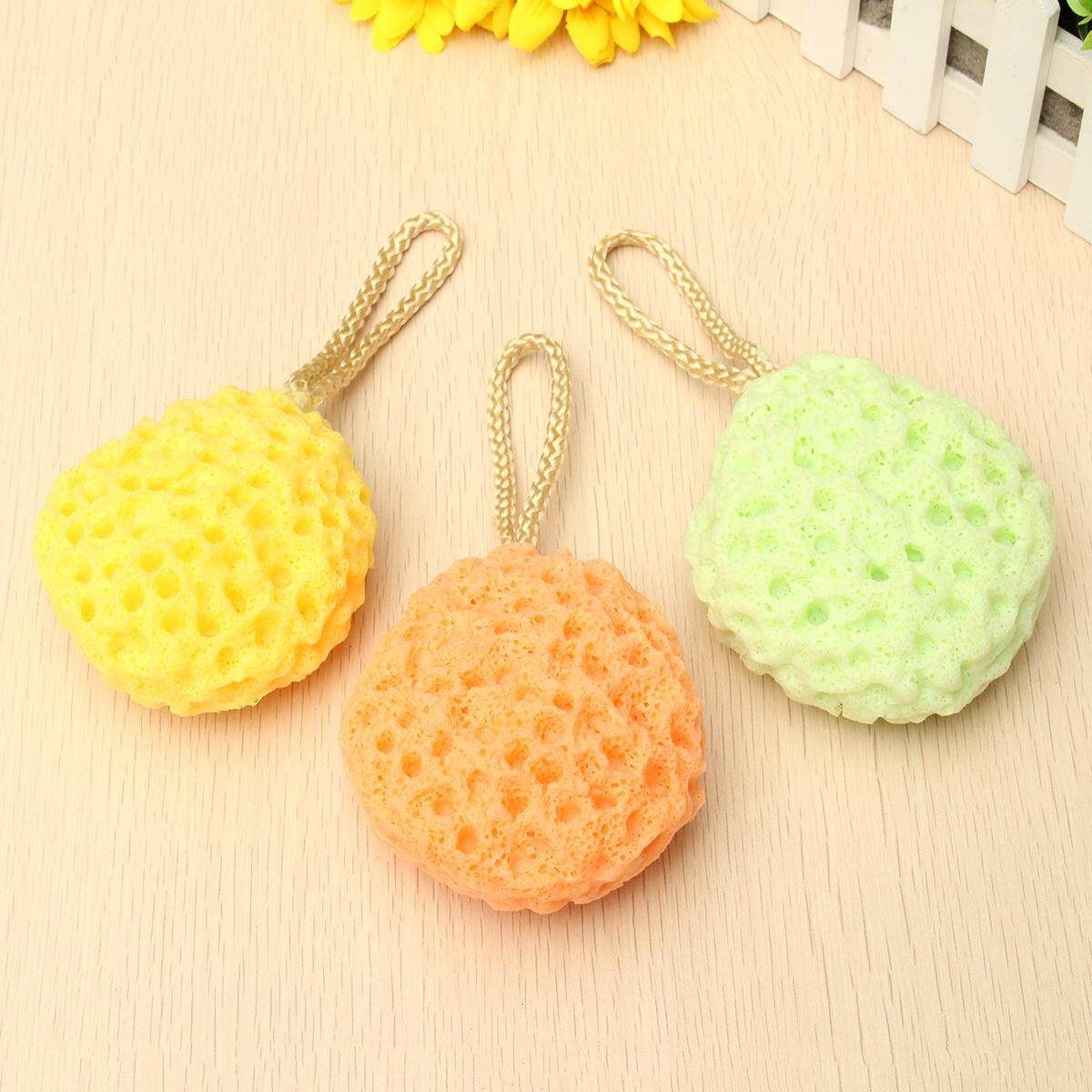High Quality Face Cleaning Sponge Wholesale Bath Scrubber Shower Spa Sponge Body Cleaning Green