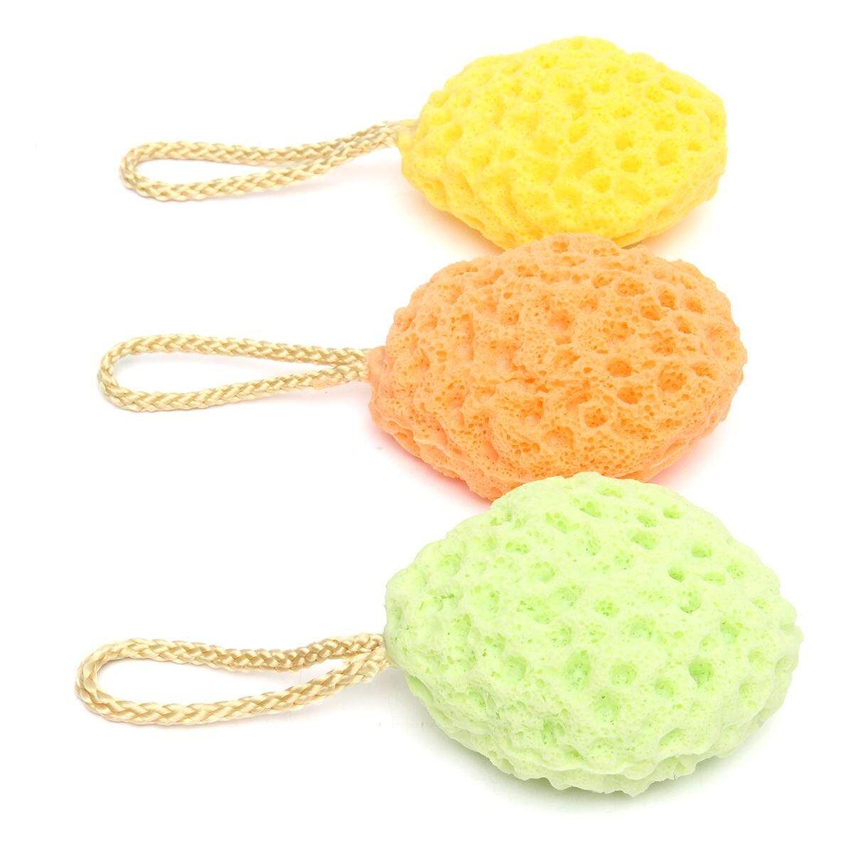 High Quality Face Cleaning Sponge Wholesale Bath Scrubber Shower Spa Sponge Body Cleaning Green
