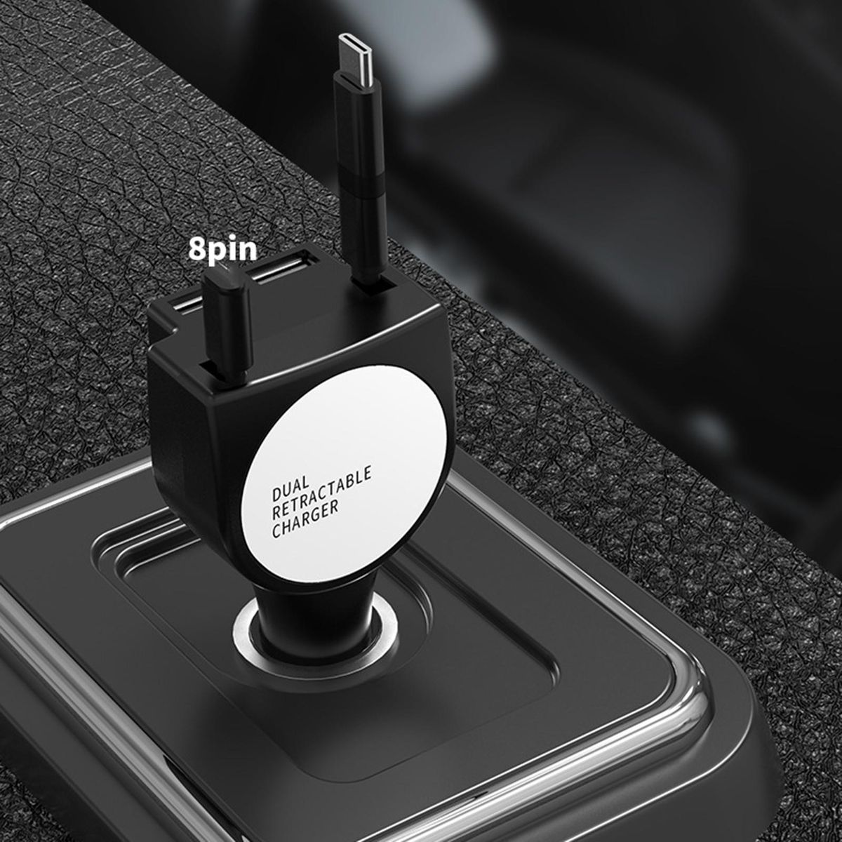 Car Phone Charger QC 3.0 Car Phone Charger Adapter Black