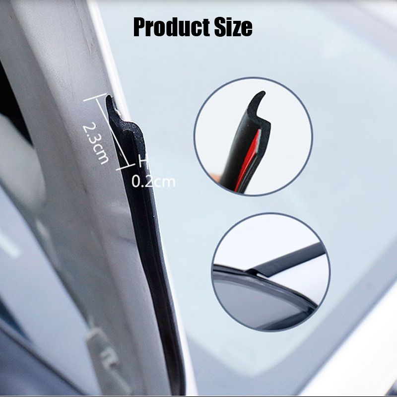 Car Hood Rubber Seal Strips Trim Noise Insulation For Hyundai Solaris Accent I30 Ix35 I20 Elantra Santa Fe Tucson Getz-Fillers, Adhesives