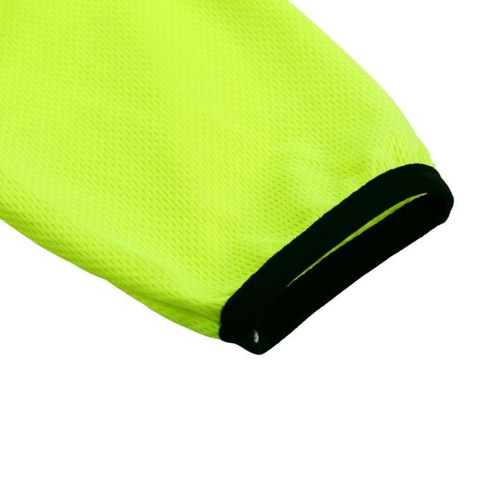 Men's Women's Cycling Jerseys Top Long Sleeve Bicycle Fluo Green M