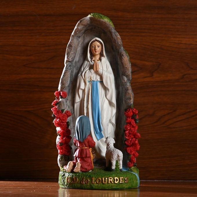 1PC Exquisite 8" Virgin Mary Statue Figure Gift   Tabletop Display