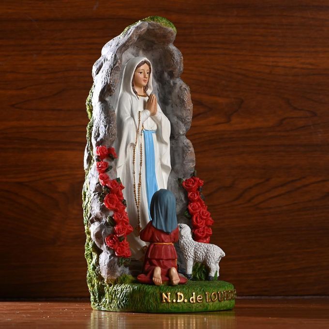 1PC Exquisite 8" Virgin Mary Statue Figure Gift   Tabletop Display