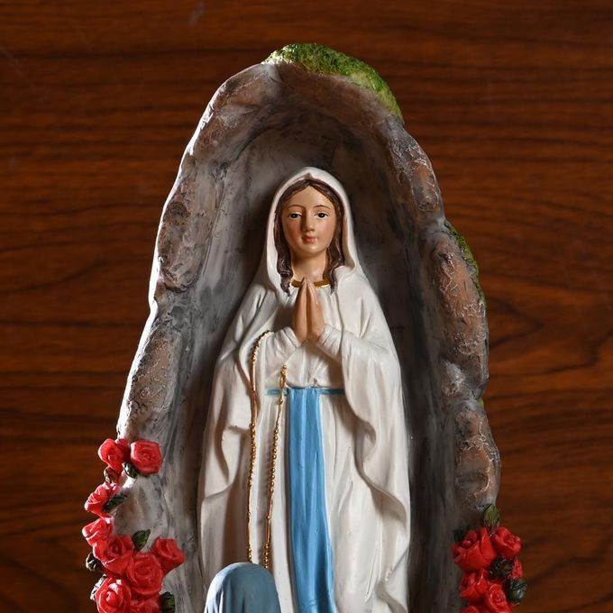 1PC Exquisite 8" Virgin Mary Statue Figure Gift   Tabletop Display