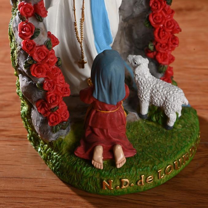 1PC Exquisite 8" Virgin Mary Statue Figure Gift   Tabletop Display