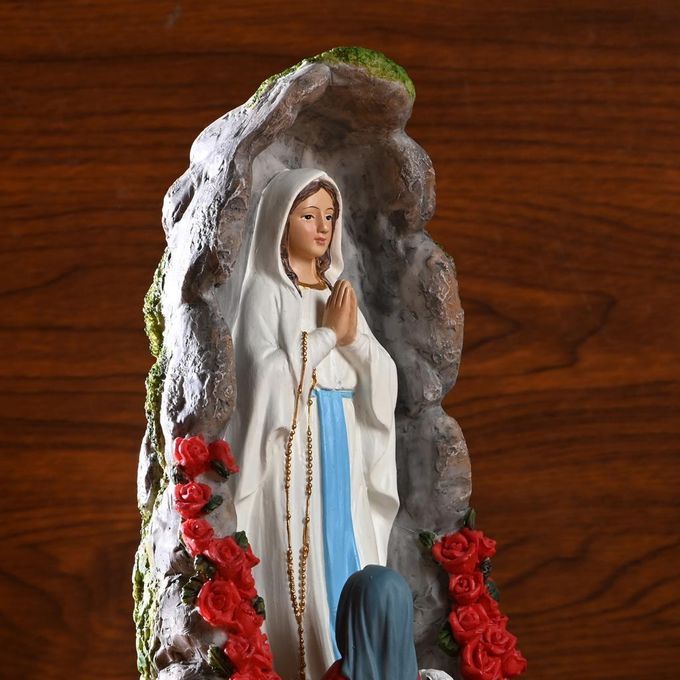 1PC Exquisite 8" Virgin Mary Statue Figure Gift   Tabletop Display