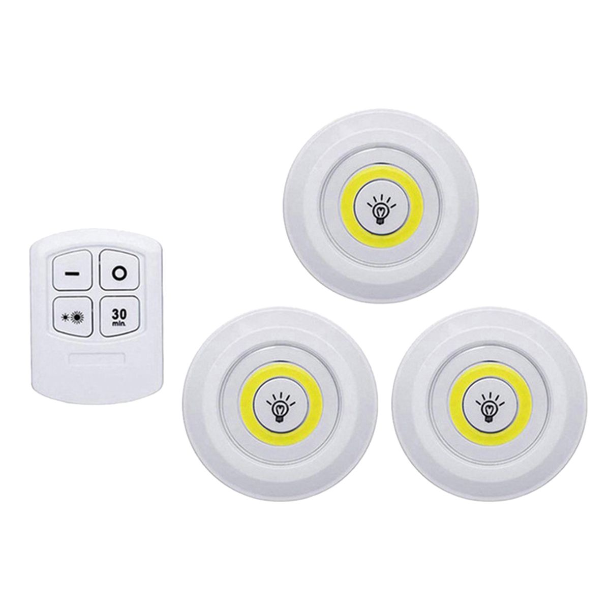 3PCS Wireless LED Light Touching Lamp Night Light With