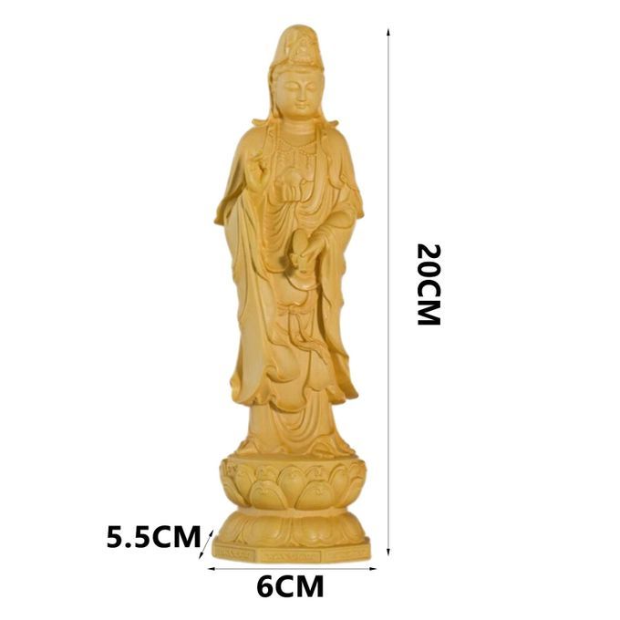 Mercy Goddess Guanyin Statue Feng Shui Chinese For Tea House Car A