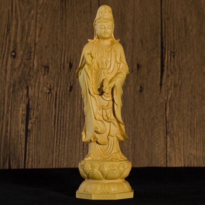 Mercy Goddess Guanyin Statue Feng Shui Chinese For Tea House Car A