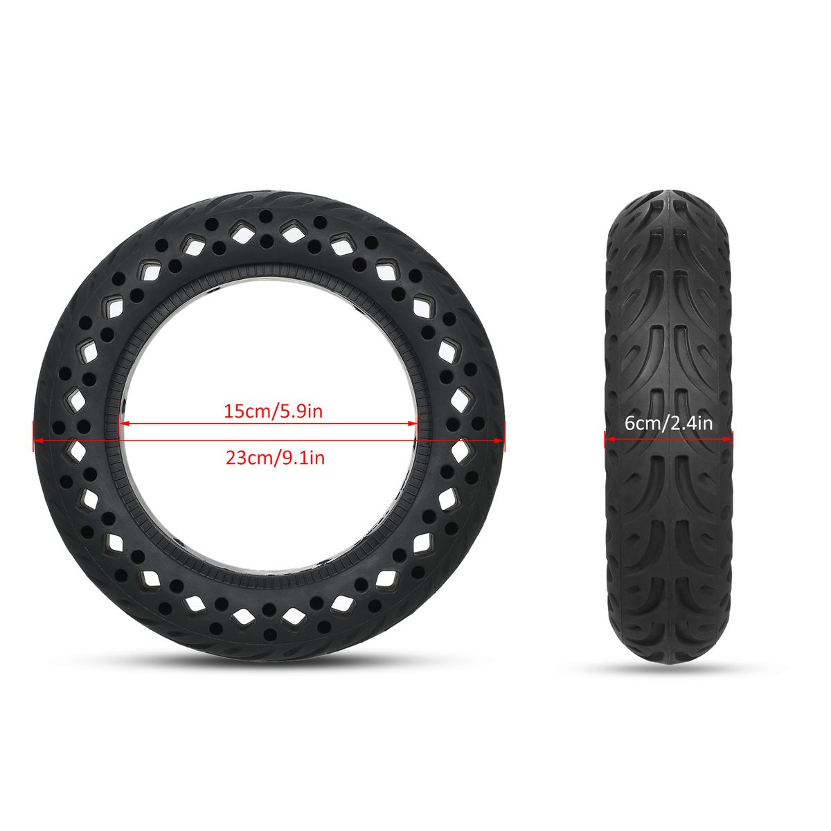 10 X 2.5  Electric Scooter Solid Honeycomb Tire High