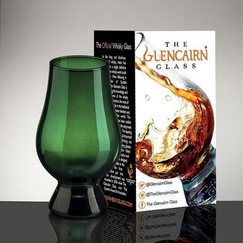 Glencaran Green Glass + Gift Box Set