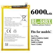 Replacement Phone Battery For INFINIX HOT 10PLAY