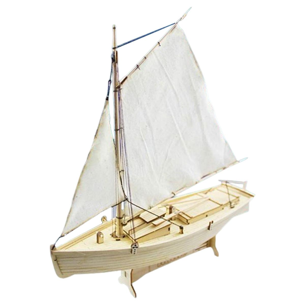 Sailboat Model Kit Assembly Puzzle Boat Construction Kit For Table