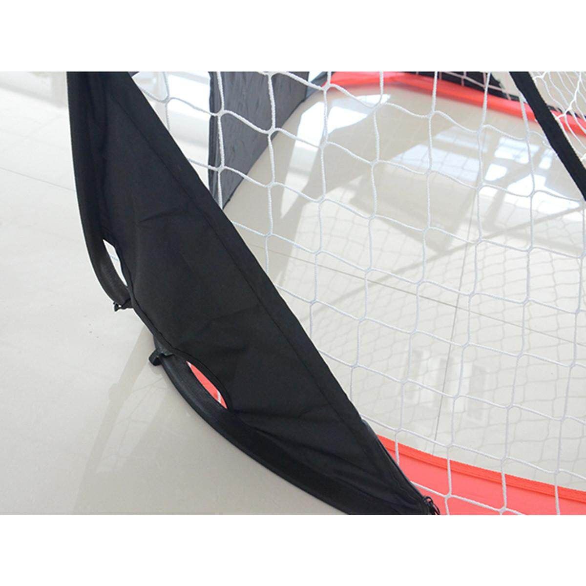 Portable Kid Foldable Football Goal Shot Target 2In1 Dual-Use Net Door Gate
