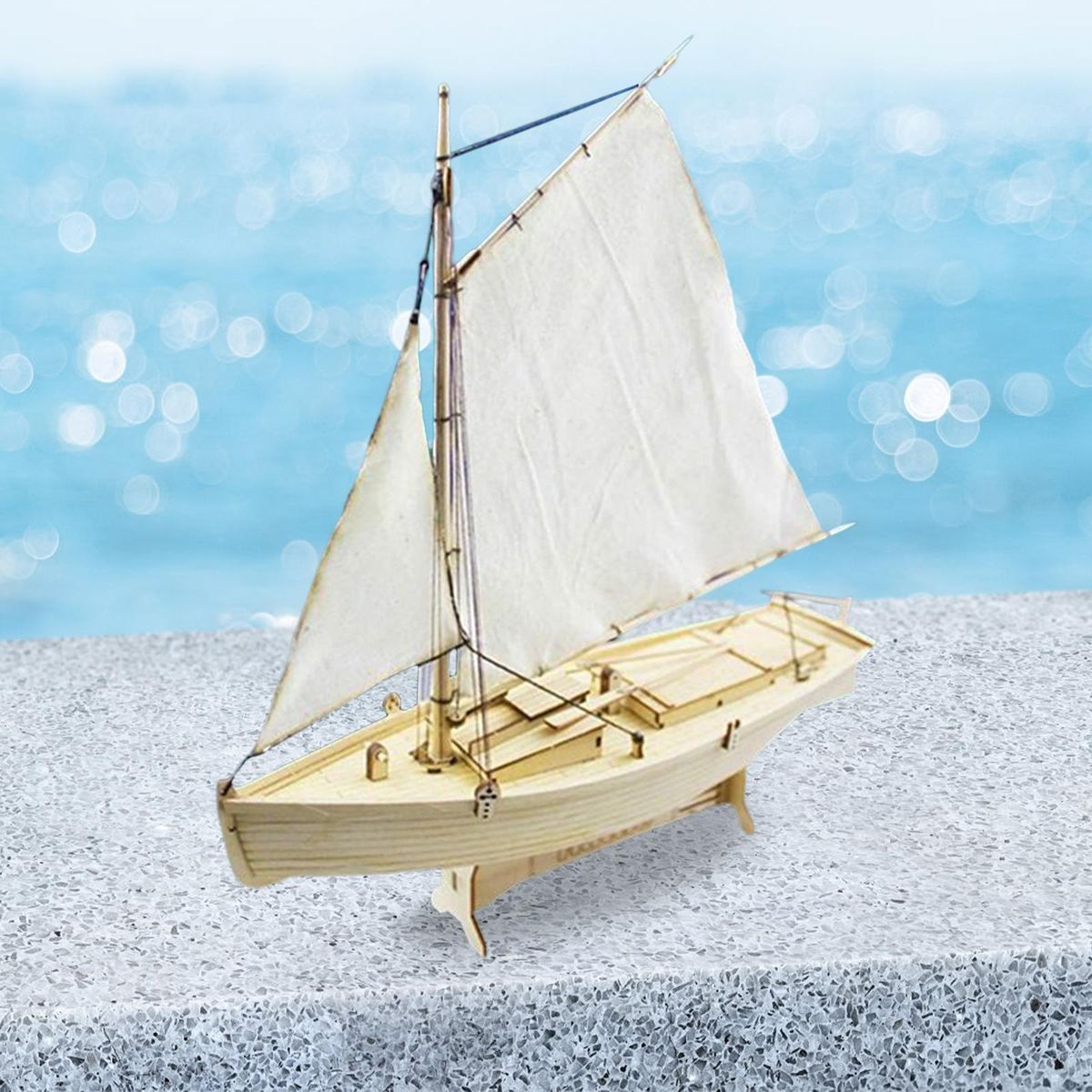 Sailboat Model  DIY Assembling Building  Building Kits