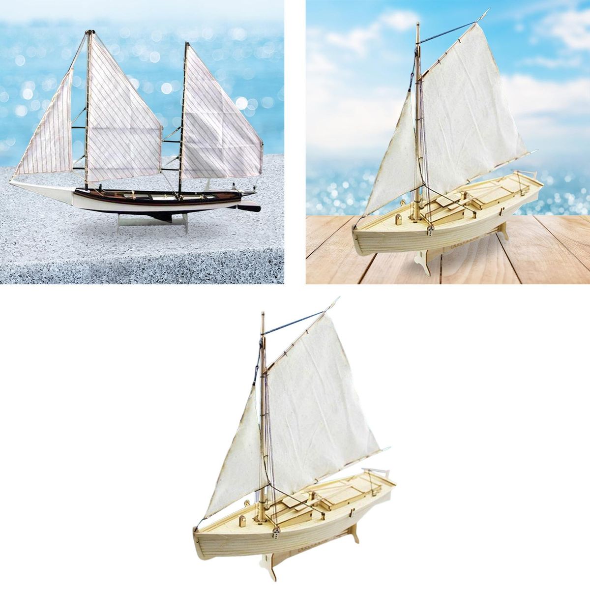 Sailboat Model  DIY Assembling Building  Building Kits