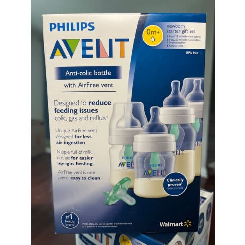 Anti-colic Baby Feeding Bottle With Airfree Vent Gift Set