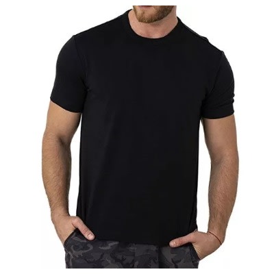 Men's T-shirts - White + Black + Blue & Ash - 4pcs