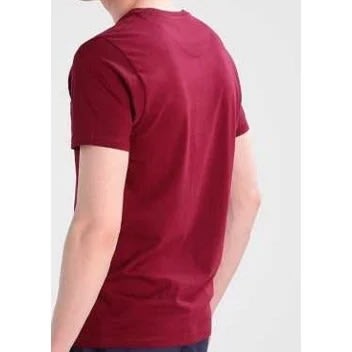 Custom Fits Basic Men's Round Neck T-shirts - Wine