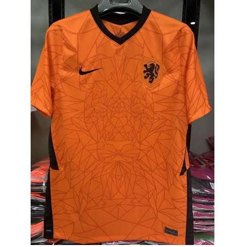 Men's Official Netherland National Team Home Jersey Orange