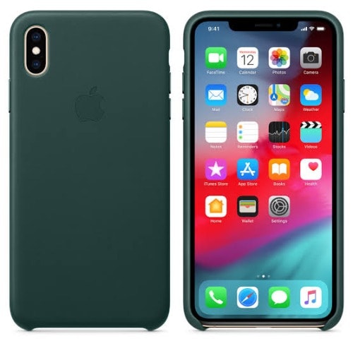 Silicone Back Cover For iPhone Xs Max - Green