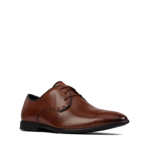 Bampton Park British Tan Leather Shoe