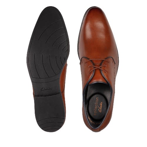 Bampton Park British Tan Leather Shoe