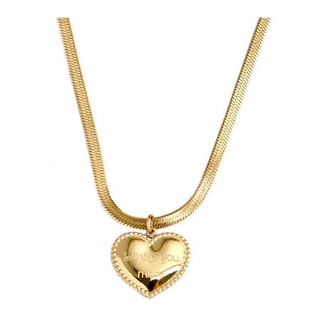 Titanium Steel Love Necklace