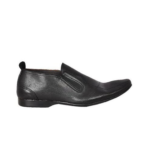 Slip-on With Side Elastic Detail - Black