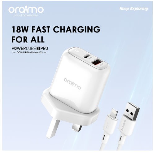 Charger Kit With Lightning Cable -  3 Pro - 18W