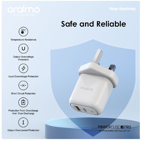 Charger Kit With Lightning Cable -  3 Pro - 18W