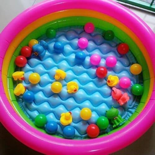 Intex Sunset Glow Baby Pool - Multi Color