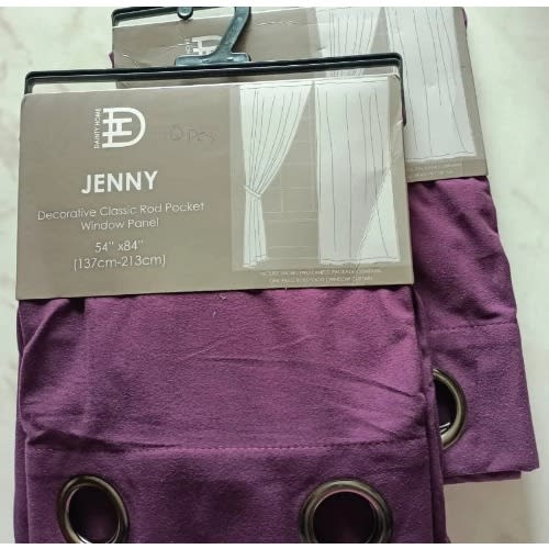 Semi Blackout Double Panel Window Curtain - 137 x 213cm