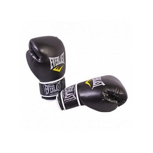Everlast Boxing Leather Gloves - Black