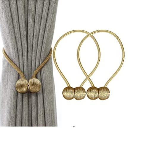 Magnetic Curtain Clip Ball Tieback