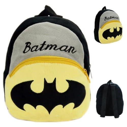 Toddler Batman Cartoon Plush Bag + Preschool Counting Game