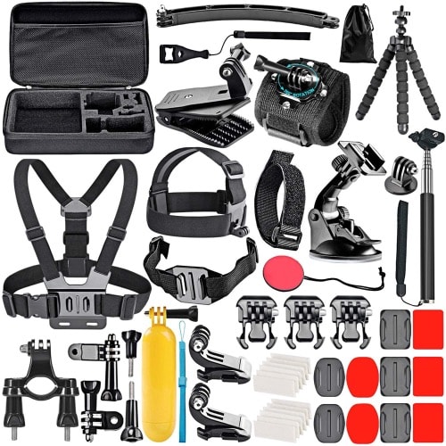 50 In 1 Action Camera Accessory Kit Compatible - Gopro Hero10/9/8/7/6/Max, Insta360, DJI Osmo Action