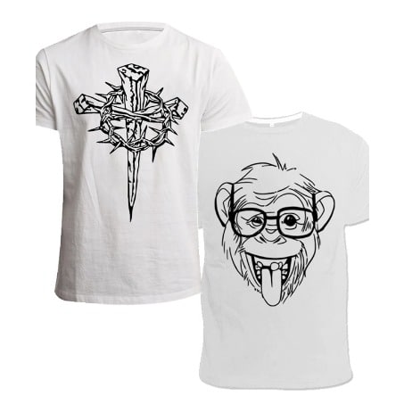 Special White T-shirt Bundle (2-in-1) - White