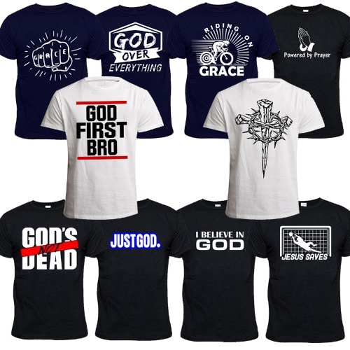 Christ10nity T-shirt Bundle (10-in-1) - Multicolour